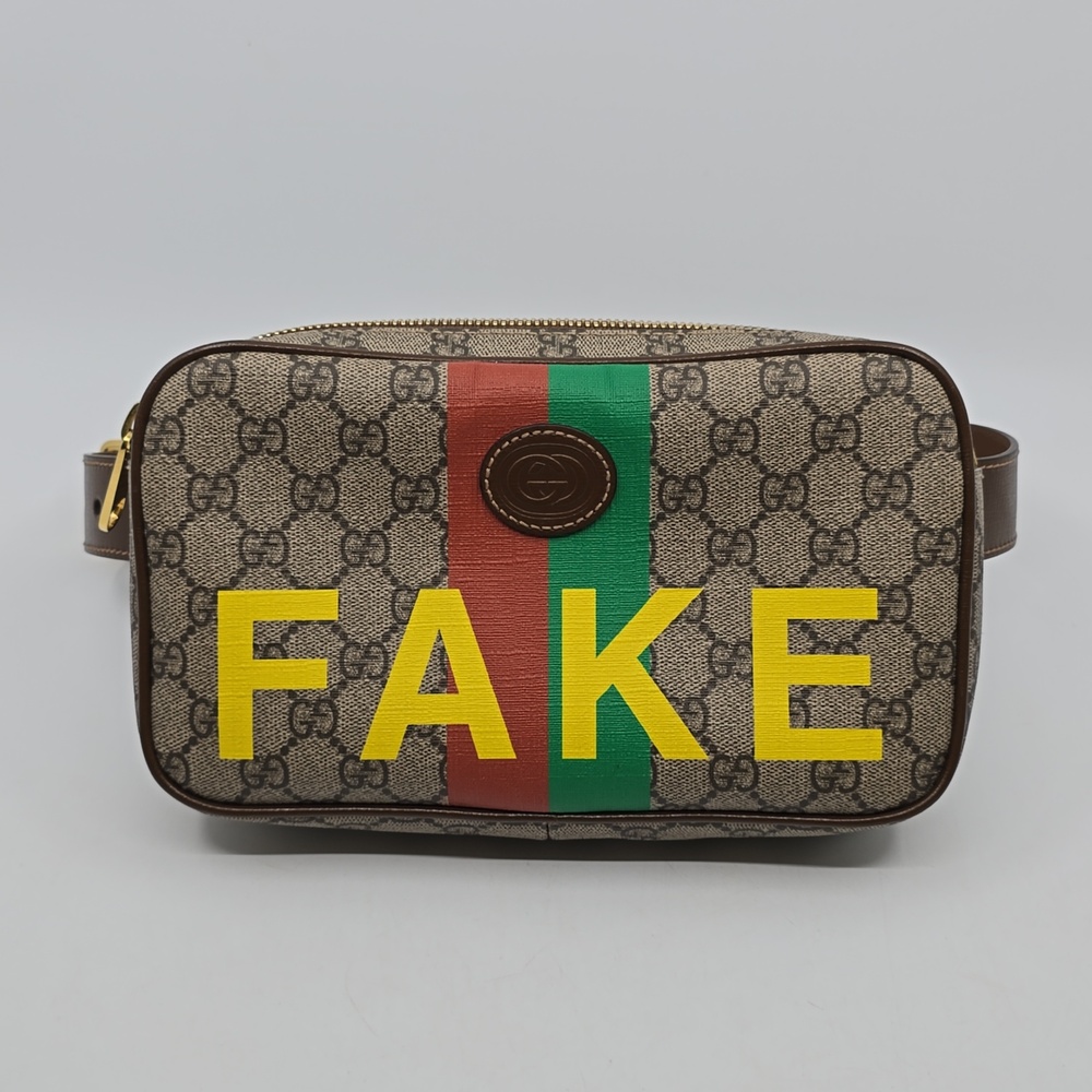 Gucci Fake Not GG Supreme Canvas Belt Bag